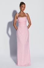 Simone Maxi Dress - Blush Sparkle