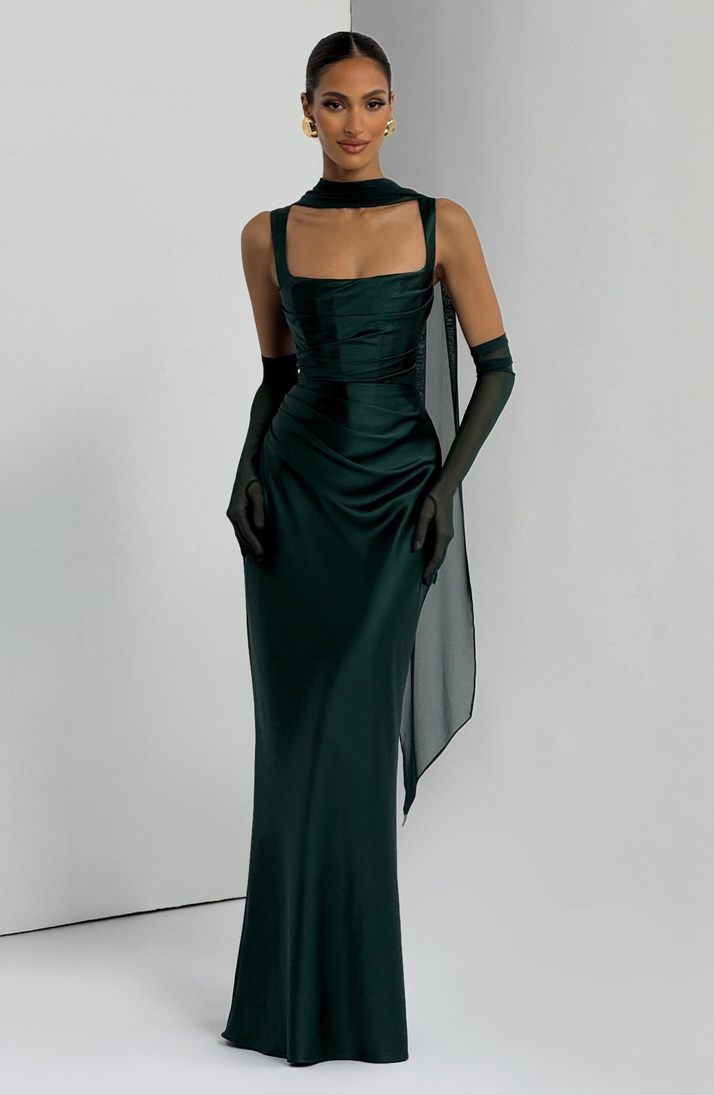 Simone Maxi Dress - Emerald