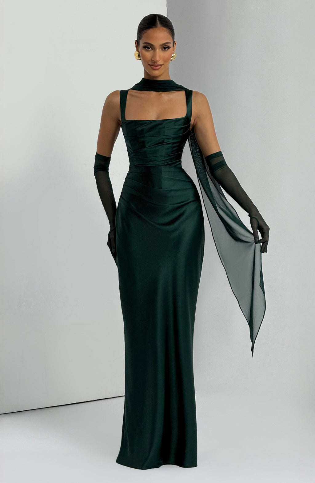 Simone Maxi Dress - Emerald