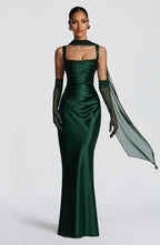 Simone Maxi Dress - Emerald