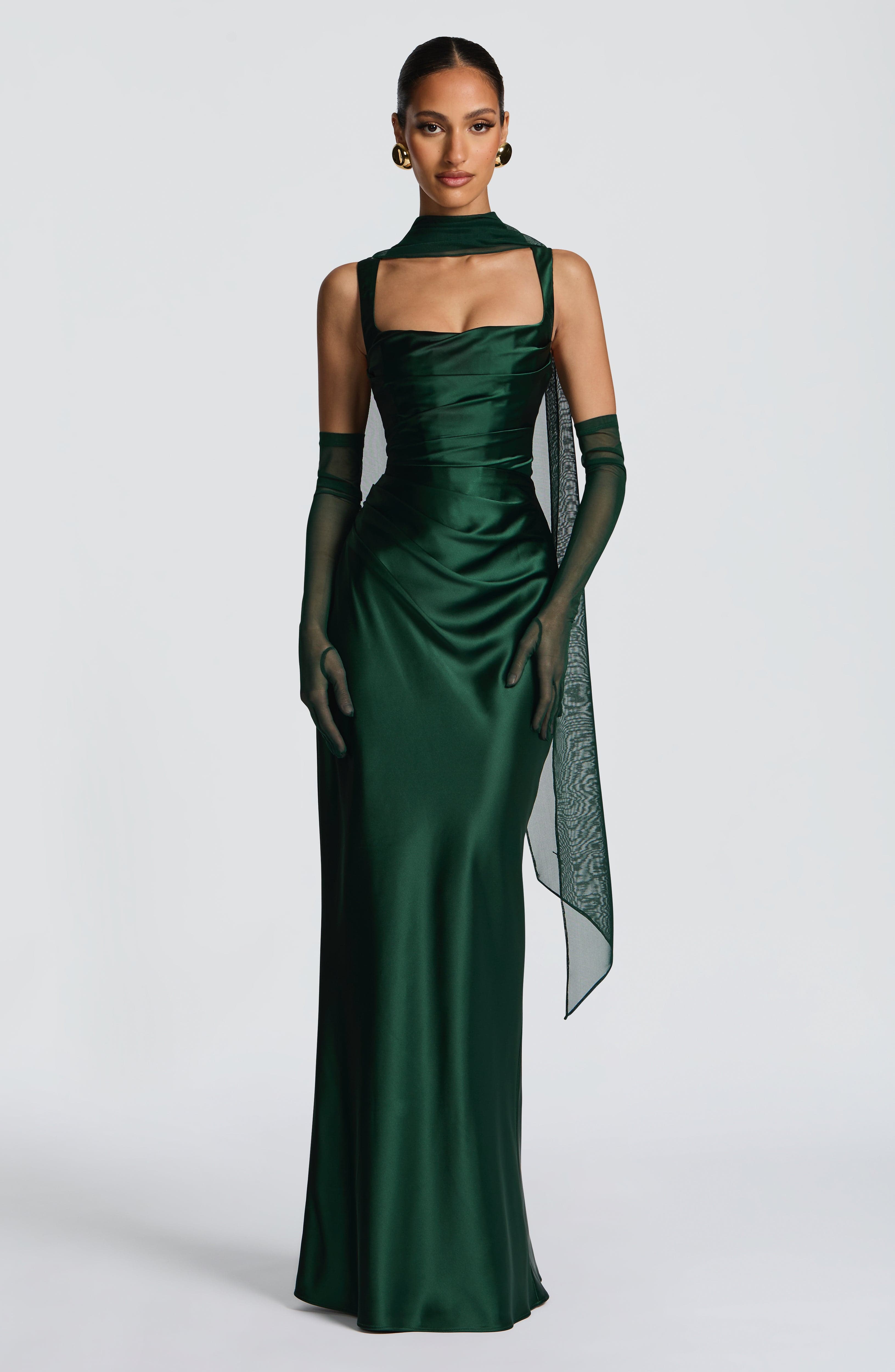 Simone Maxi Dress - Emerald