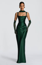Simone Maxi Dress - Emerald