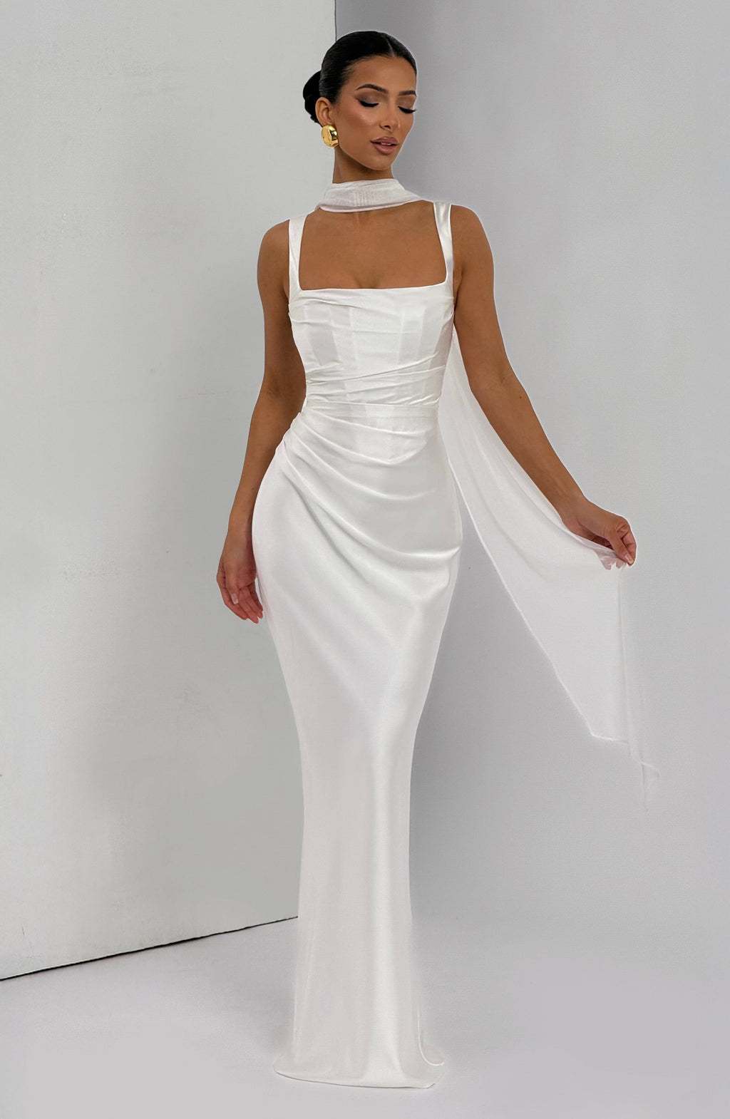 Simone Maxi Dress - Ivory