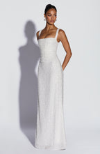 Simone Maxi Dress - Ivory Sparkle