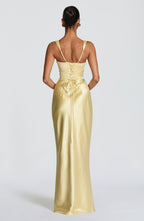 Simone Maxi Dress - Lemon