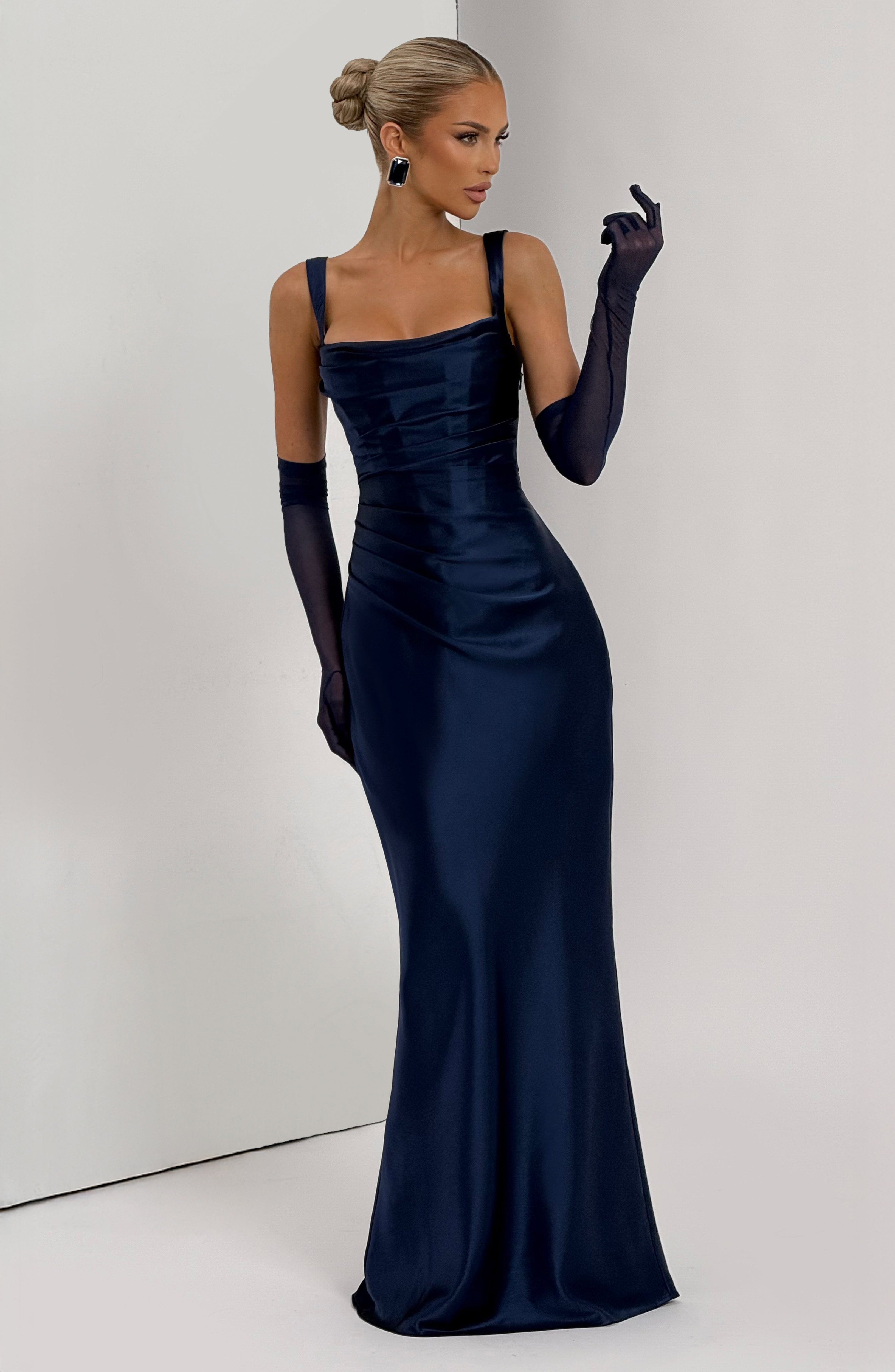 Simone Maxi Dress - Navy