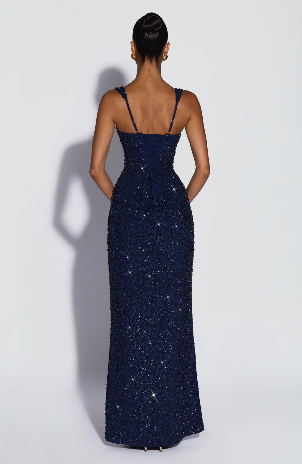 Simone Maxi Dress - Navy Sparkle