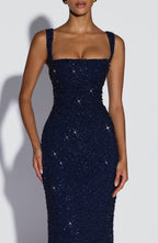 Simone Maxi Dress - Navy Sparkle