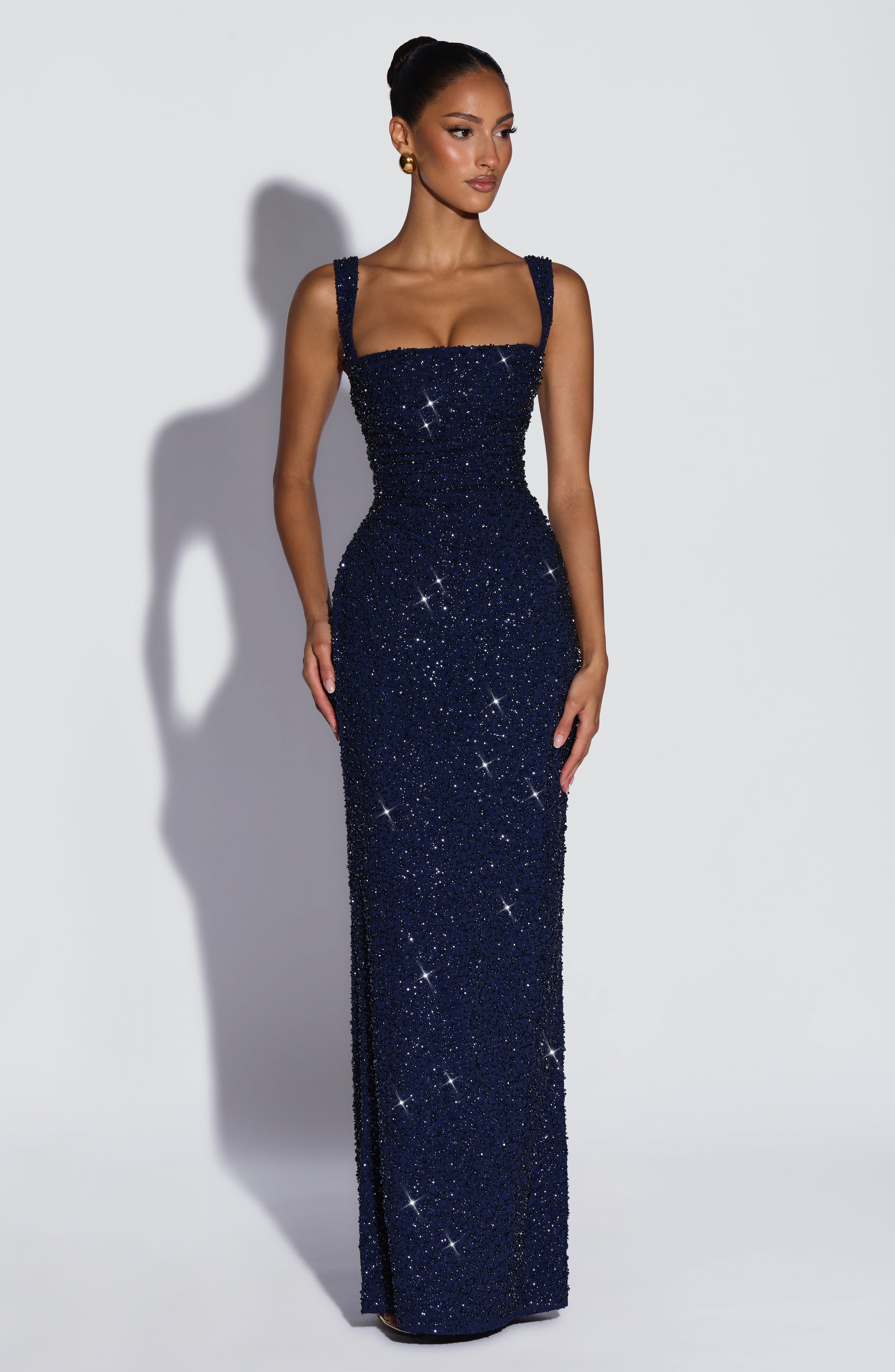 Simone Maxi Dress - Navy Sparkle