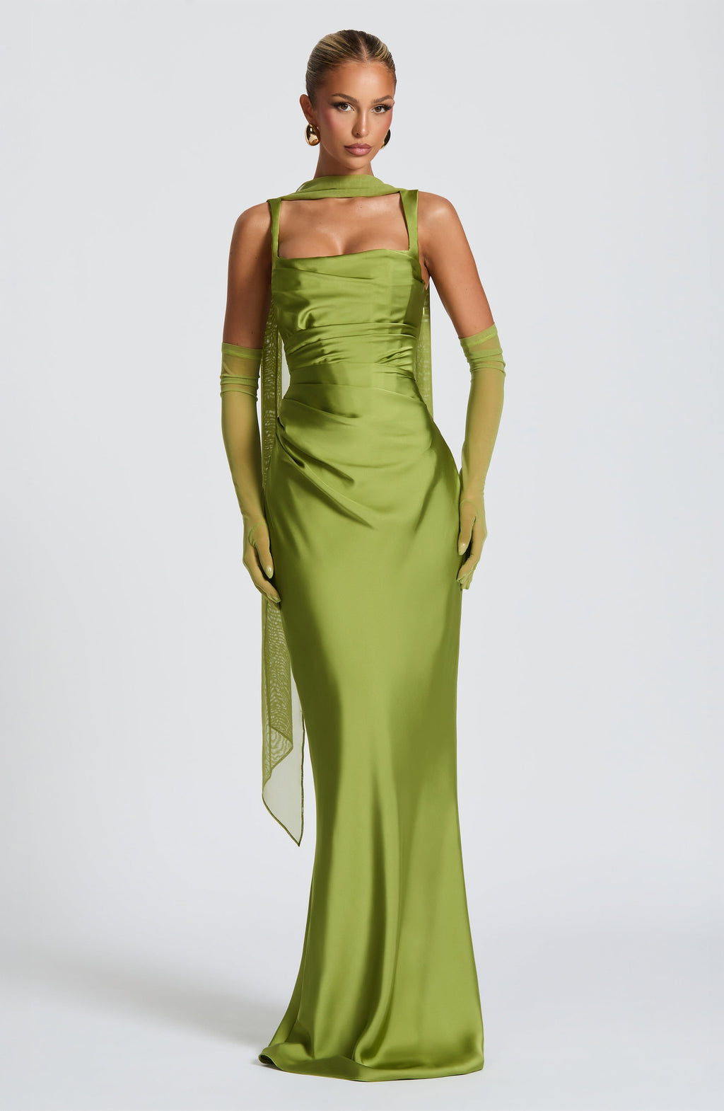 Simone Maxi Dress - Olive