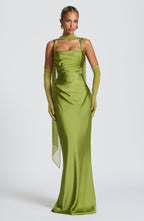 Simone Maxi Dress - Olive