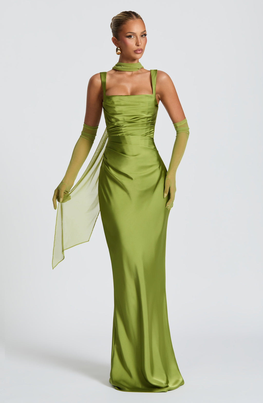 Simone Maxi Dress - Olive