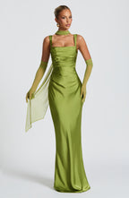 Simone Maxi Dress - Olive