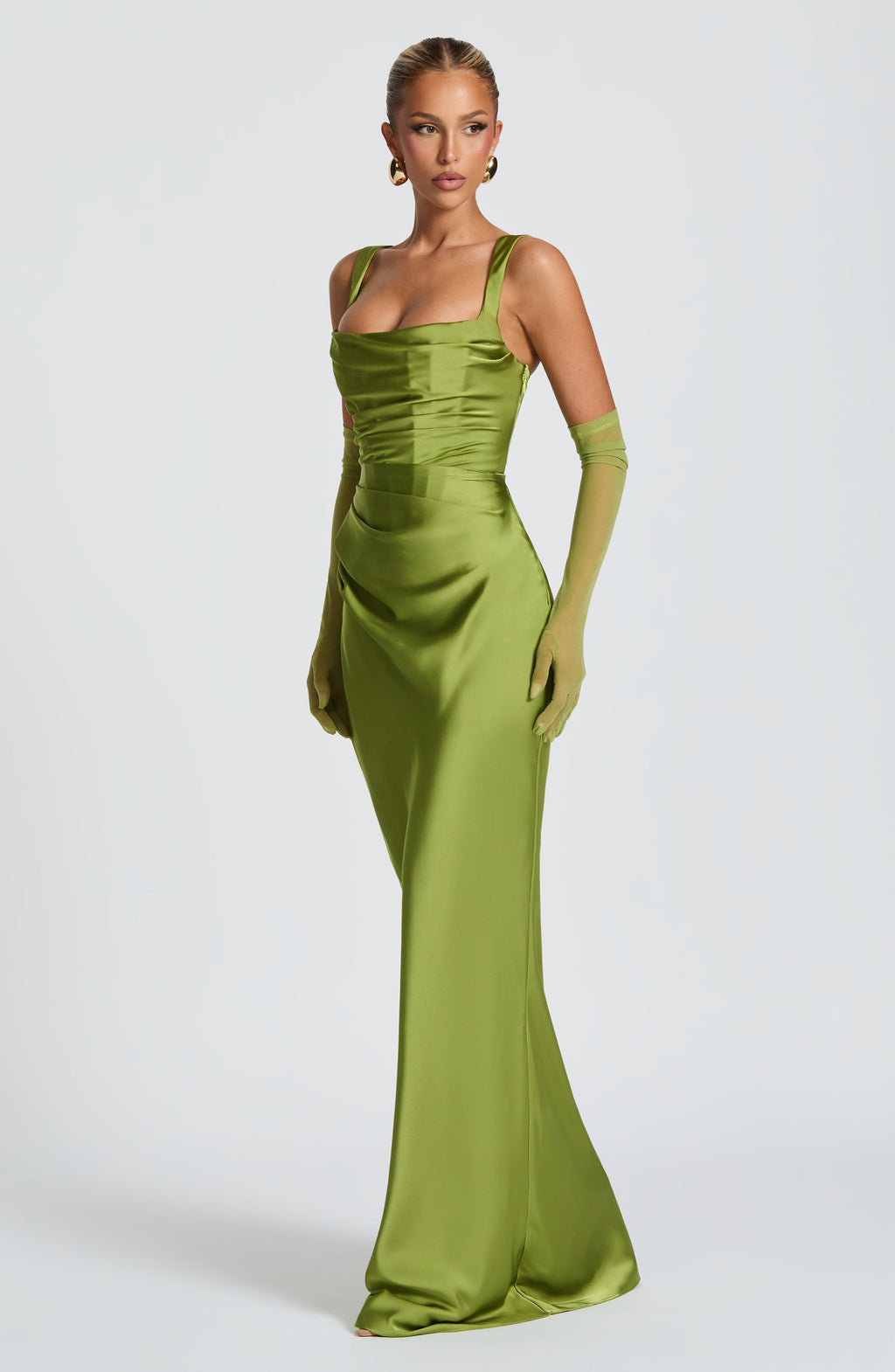 Simone Maxi Dress - Olive