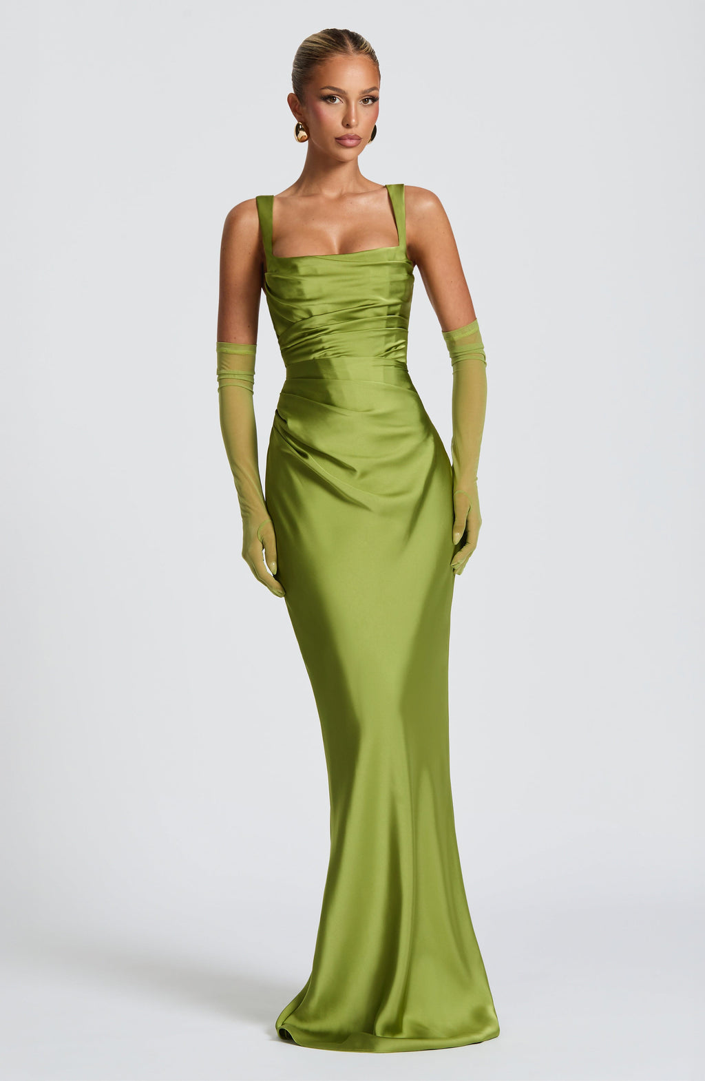 Simone Maxi Dress - Olive