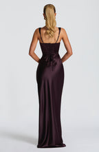 Simone Maxi Dress - Plum