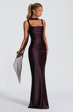 Simone Maxi Dress - Plum