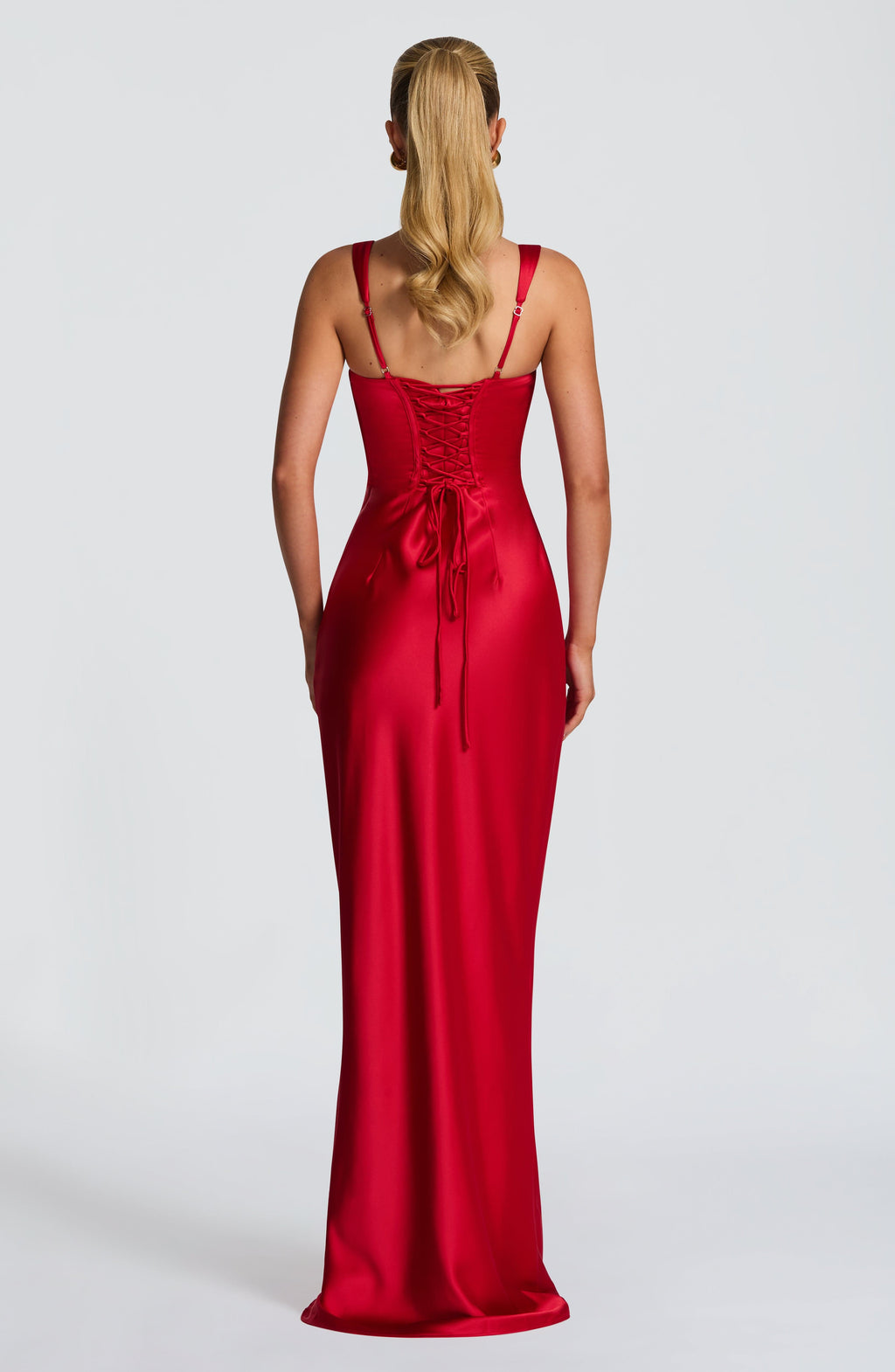 Simone Maxi Dress - Red
