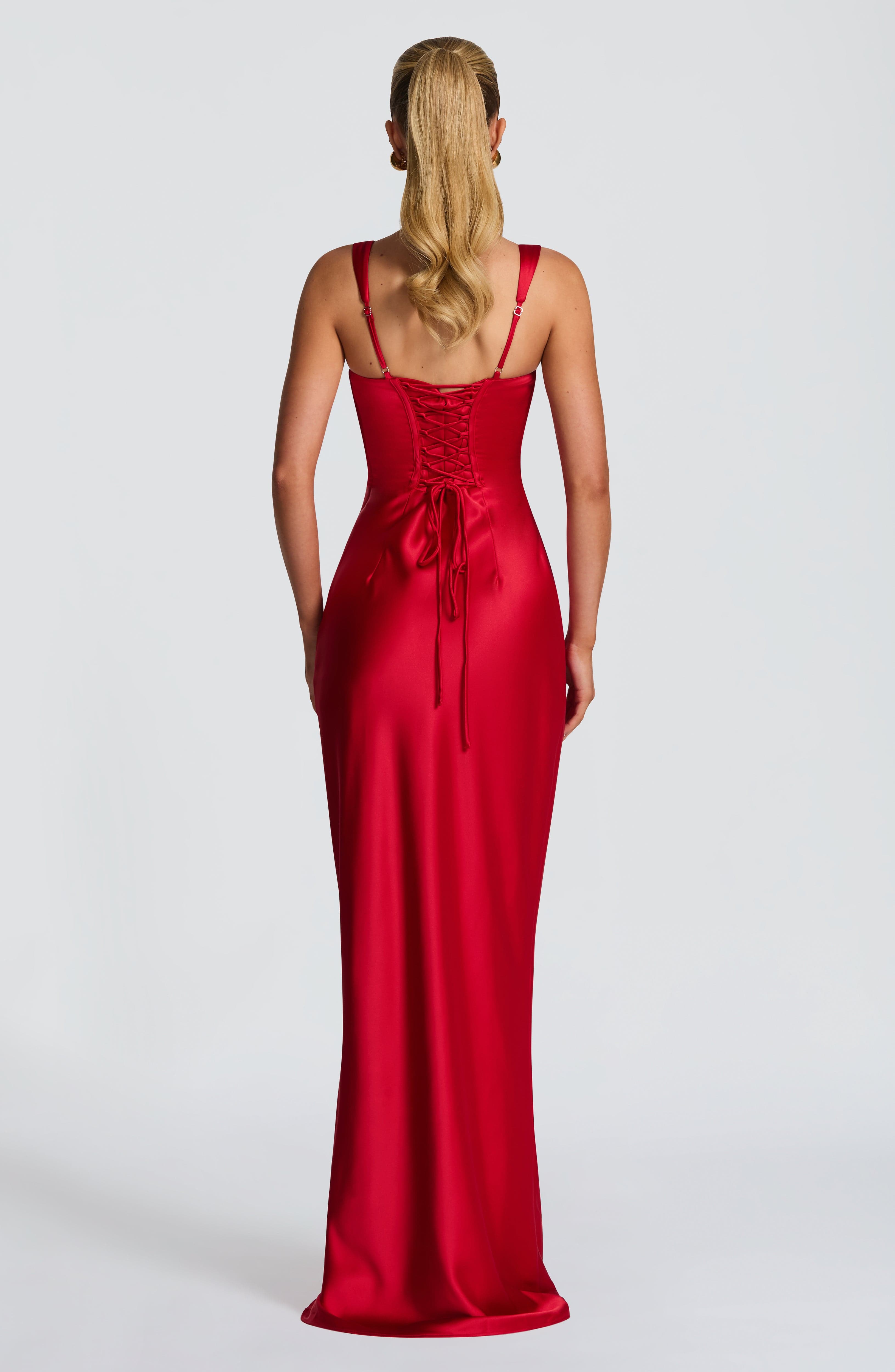 Simone Maxi Dress - Red