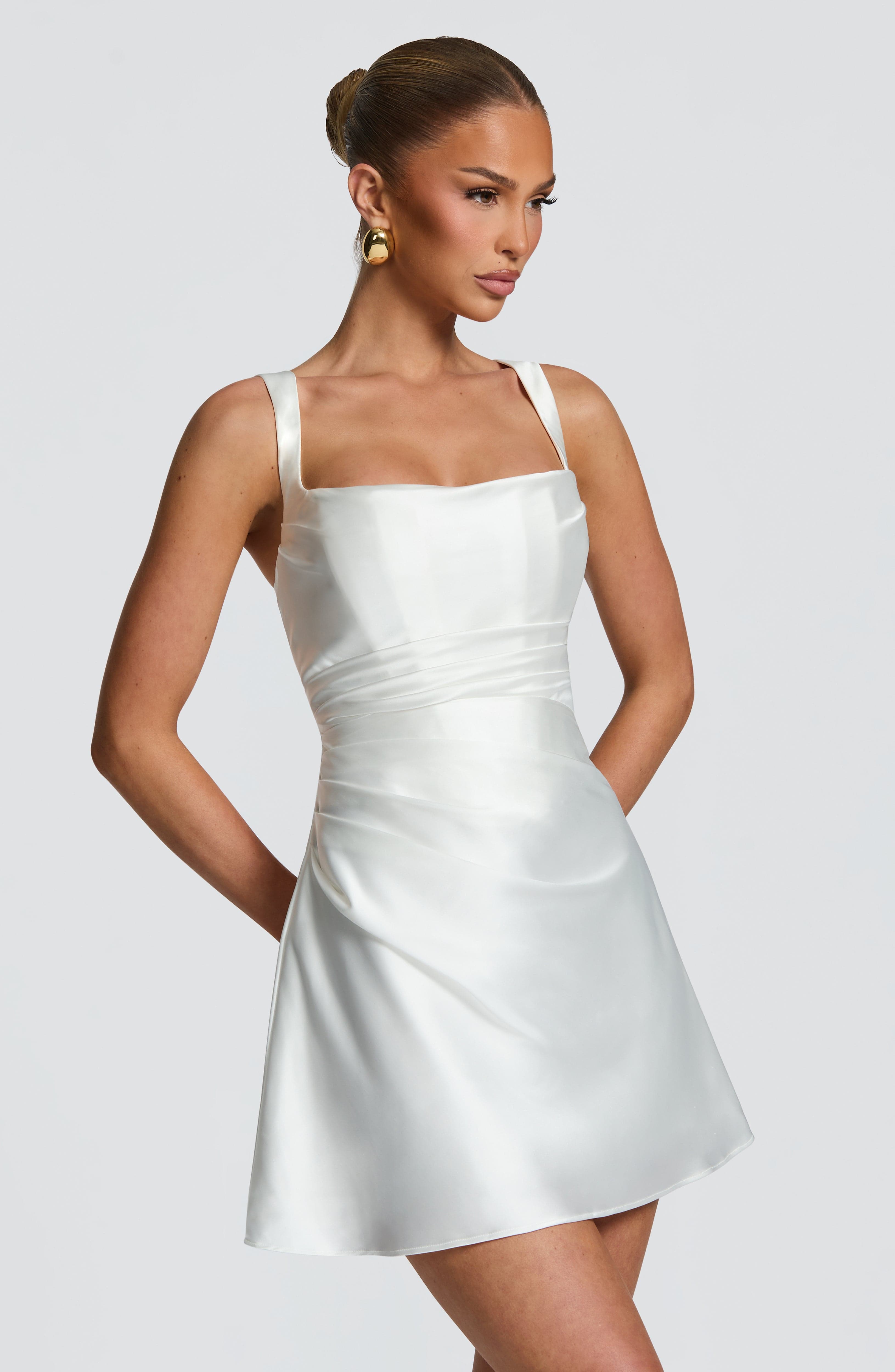 Isla Mini Dress - Ivory