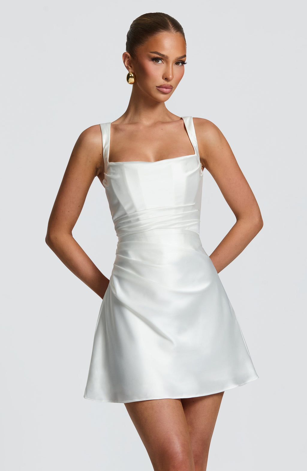 Isla Mini Dress - Ivory