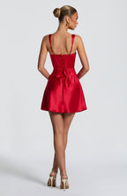 Isla Mini Dress - Red