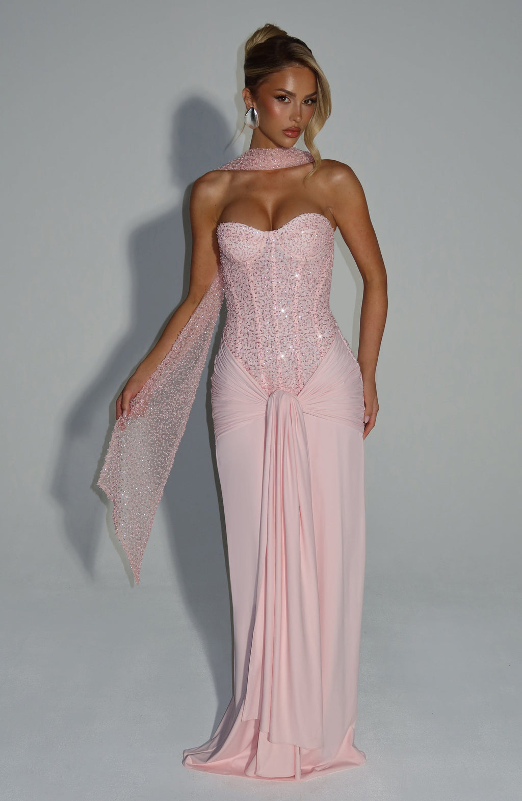 Gemma Maxi Dress - Blush