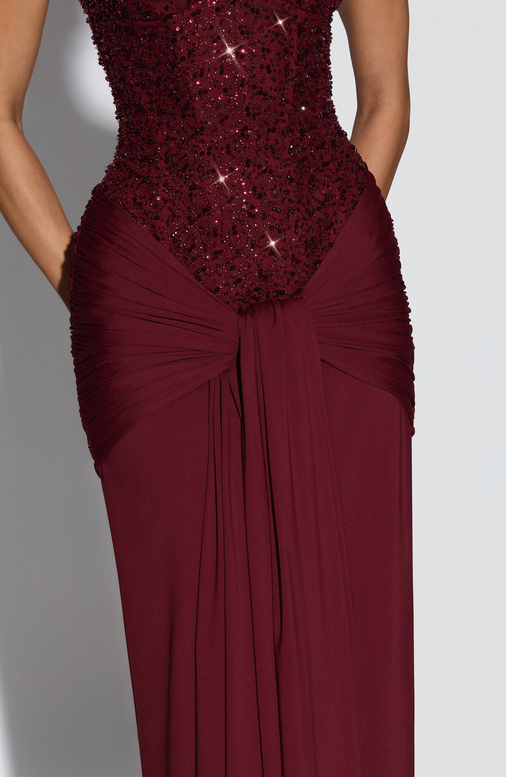 Daisy Maxi Dress - Burgundy