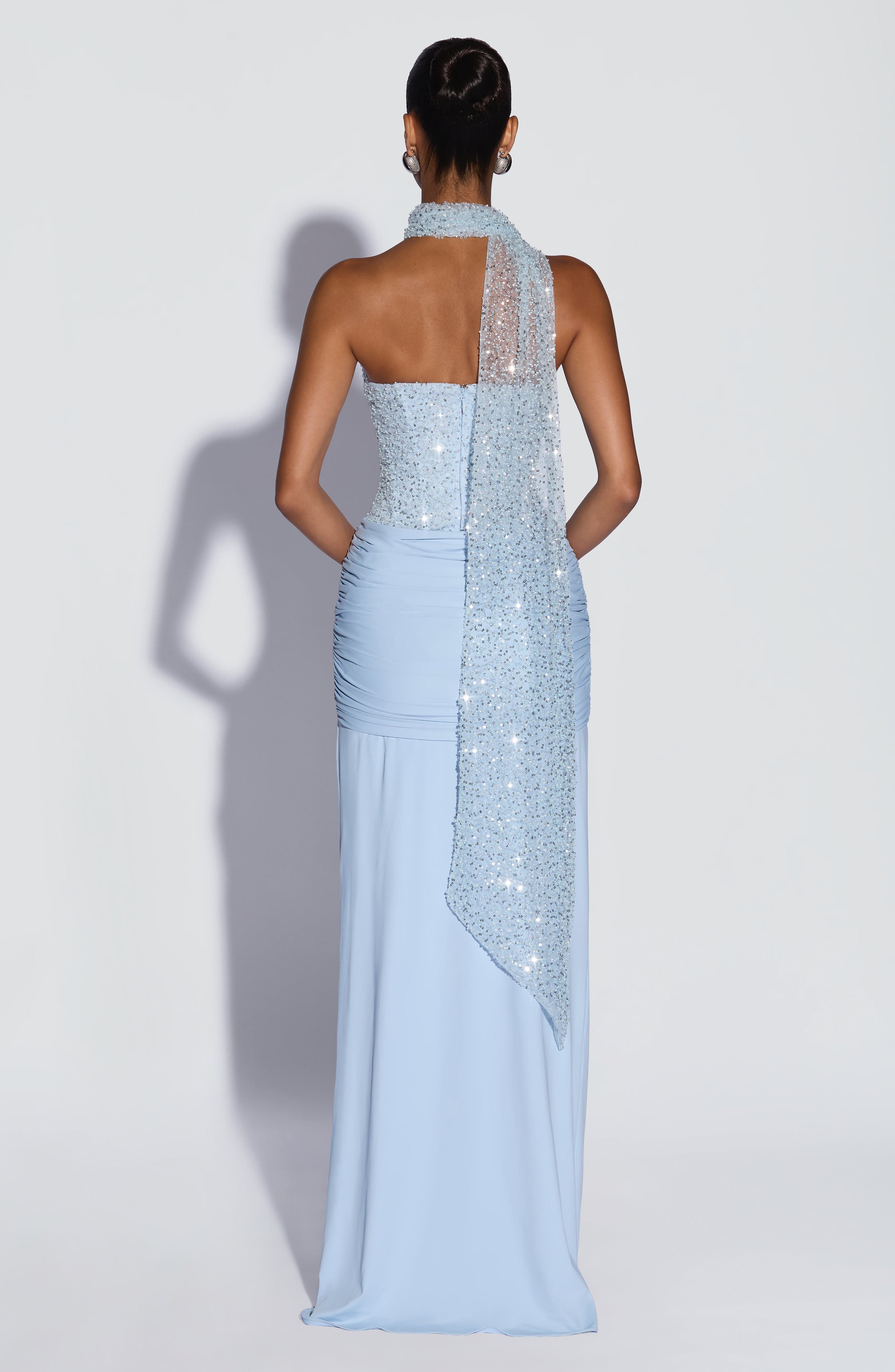 Daisy Maxi Dress - Glacier Blue