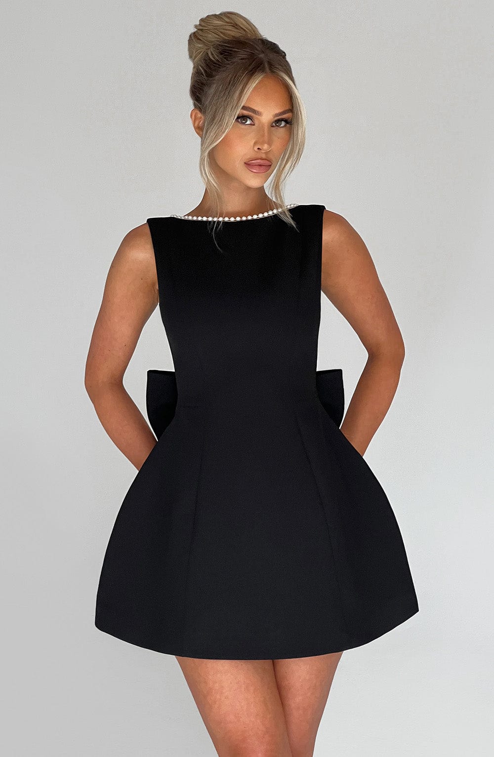 Natalie Mini Dress - Black