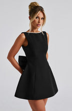Natalie Mini Dress - Black