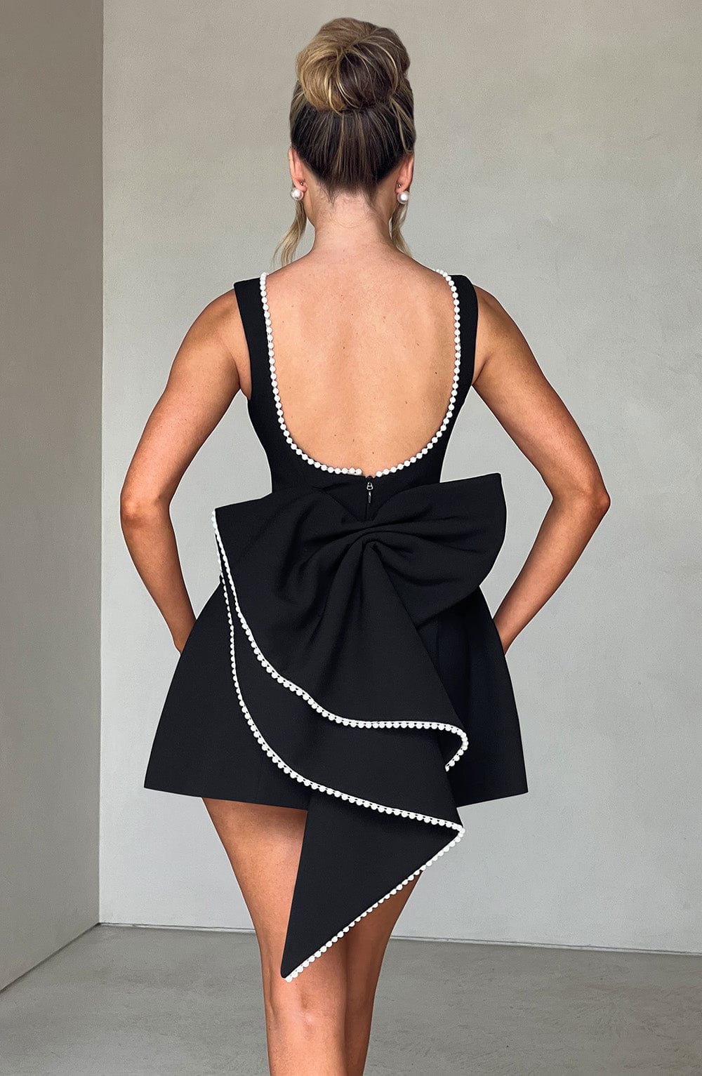Natalie Mini Dress - Black
