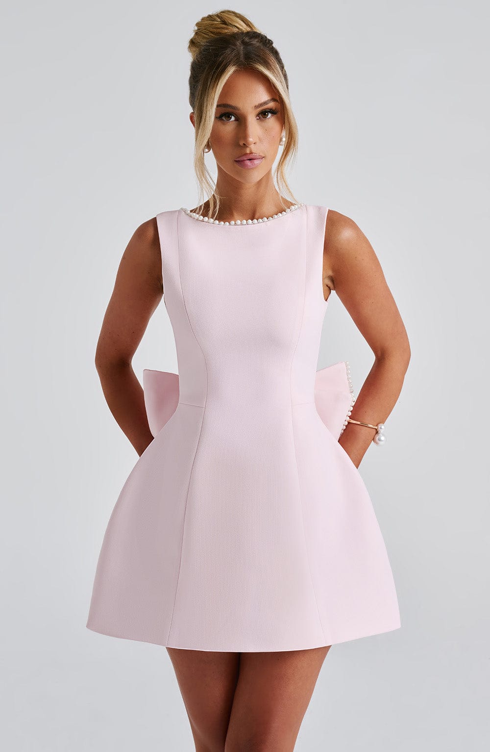Natalie Mini Dress - Blush