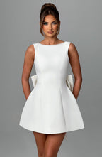 Daisy Mini Dress - Ivory