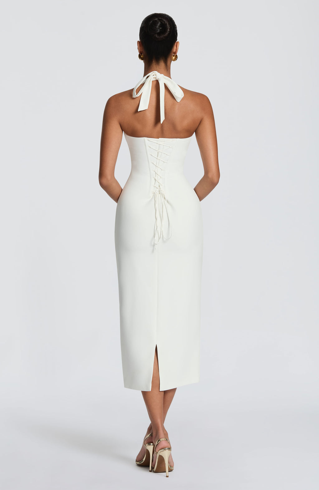 Freya Midi Dress - Ivory