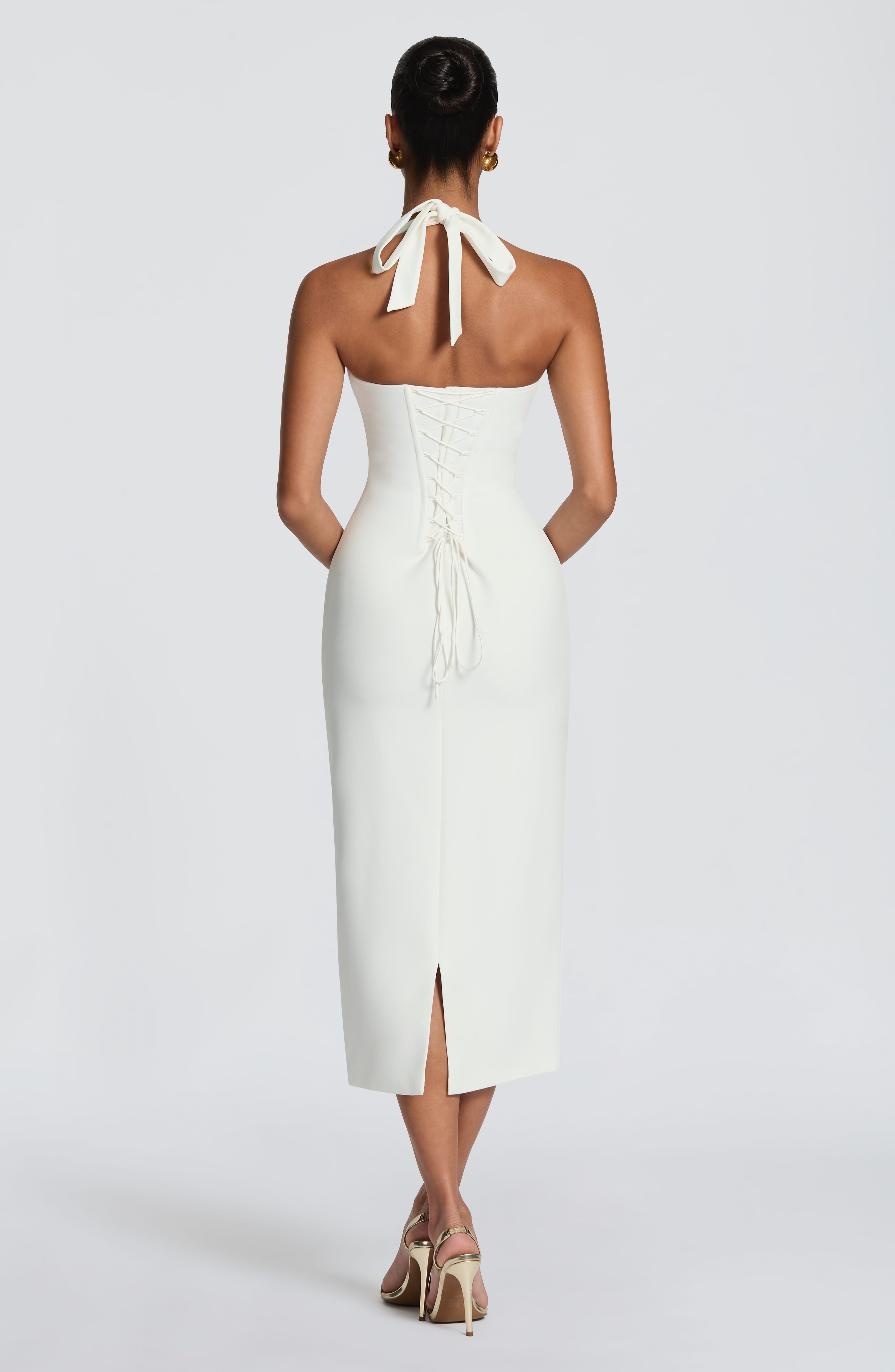 Freya Midi Dress - Ivory