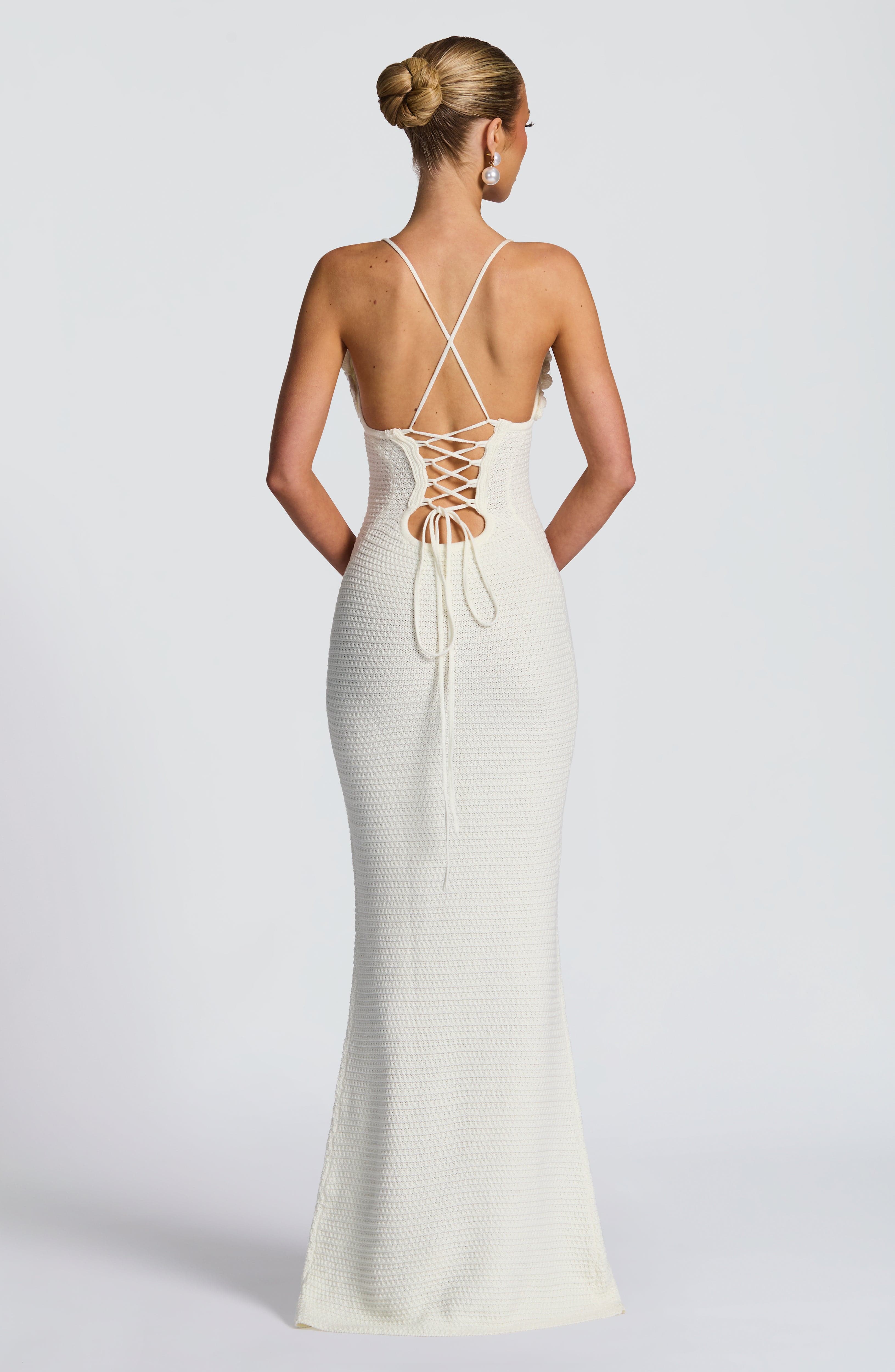 Violet Maxi Dress - Ivory