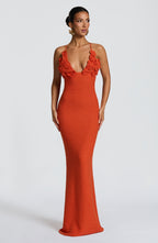 Violet Maxi Dress - Orange