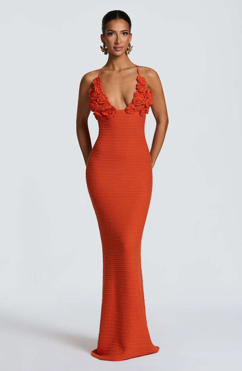 Violet Maxi Dress - Orange