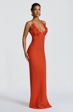 Violet Maxi Dress - Orange