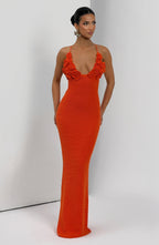 Violet Maxi Dress - Orange
