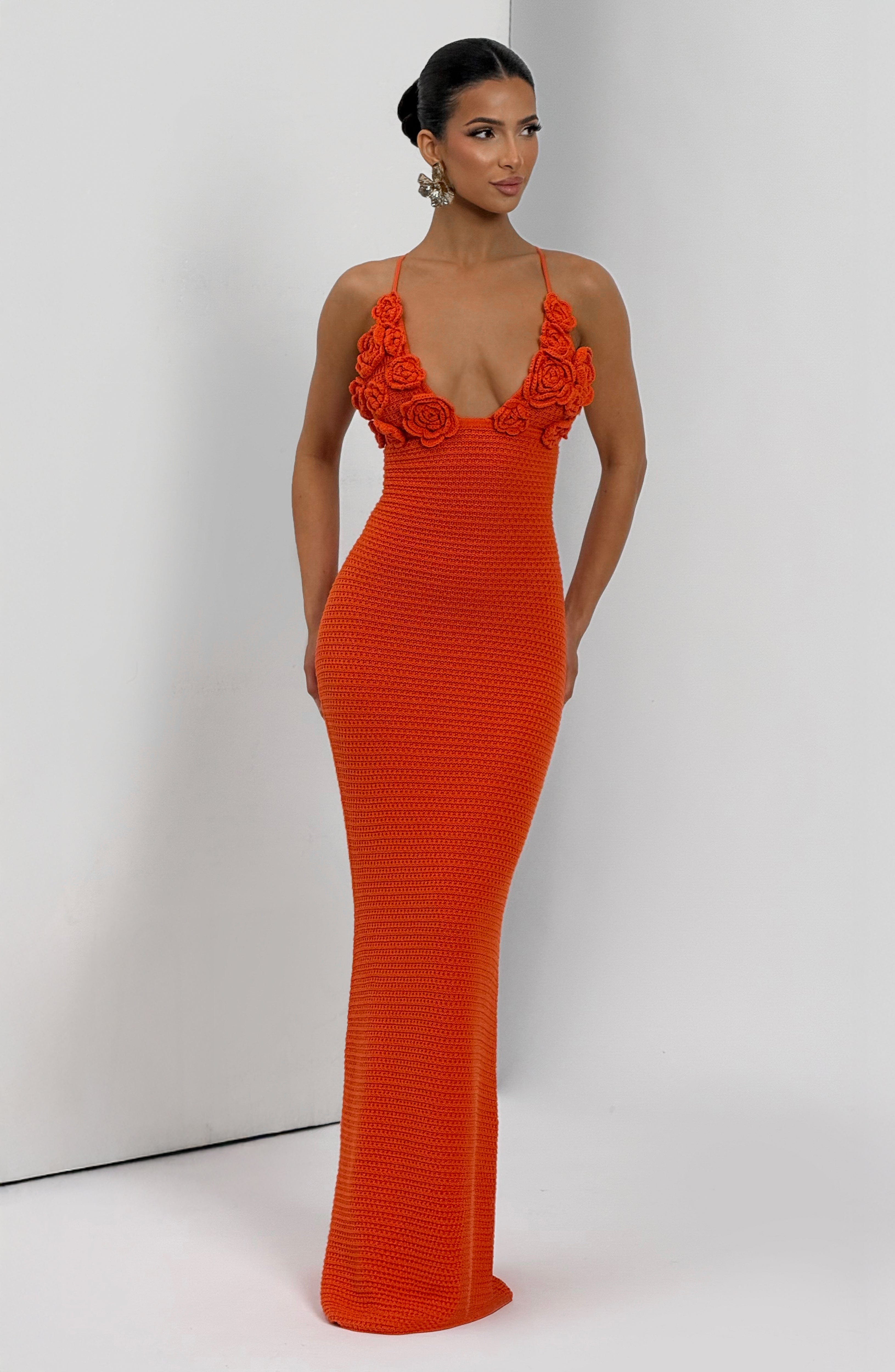 Violet Maxi Dress - Orange