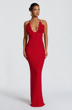 Violet Maxi Dress - Red