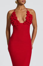 Violet Maxi Dress - Red