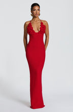 Violet Maxi Dress - Red