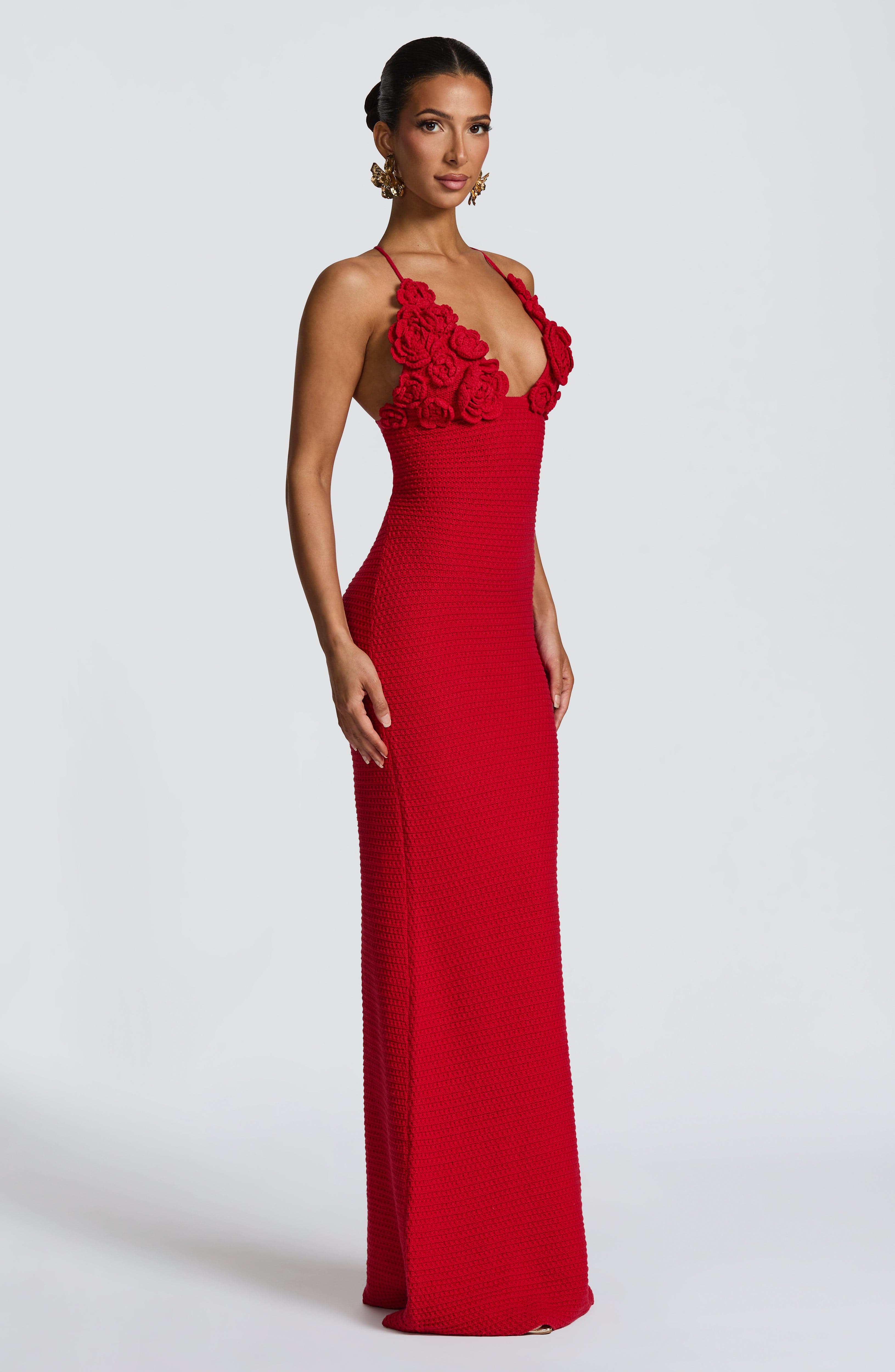 Violet Maxi Dress - Red