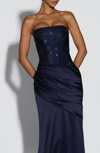 Rosie Maxi Dress - Navy