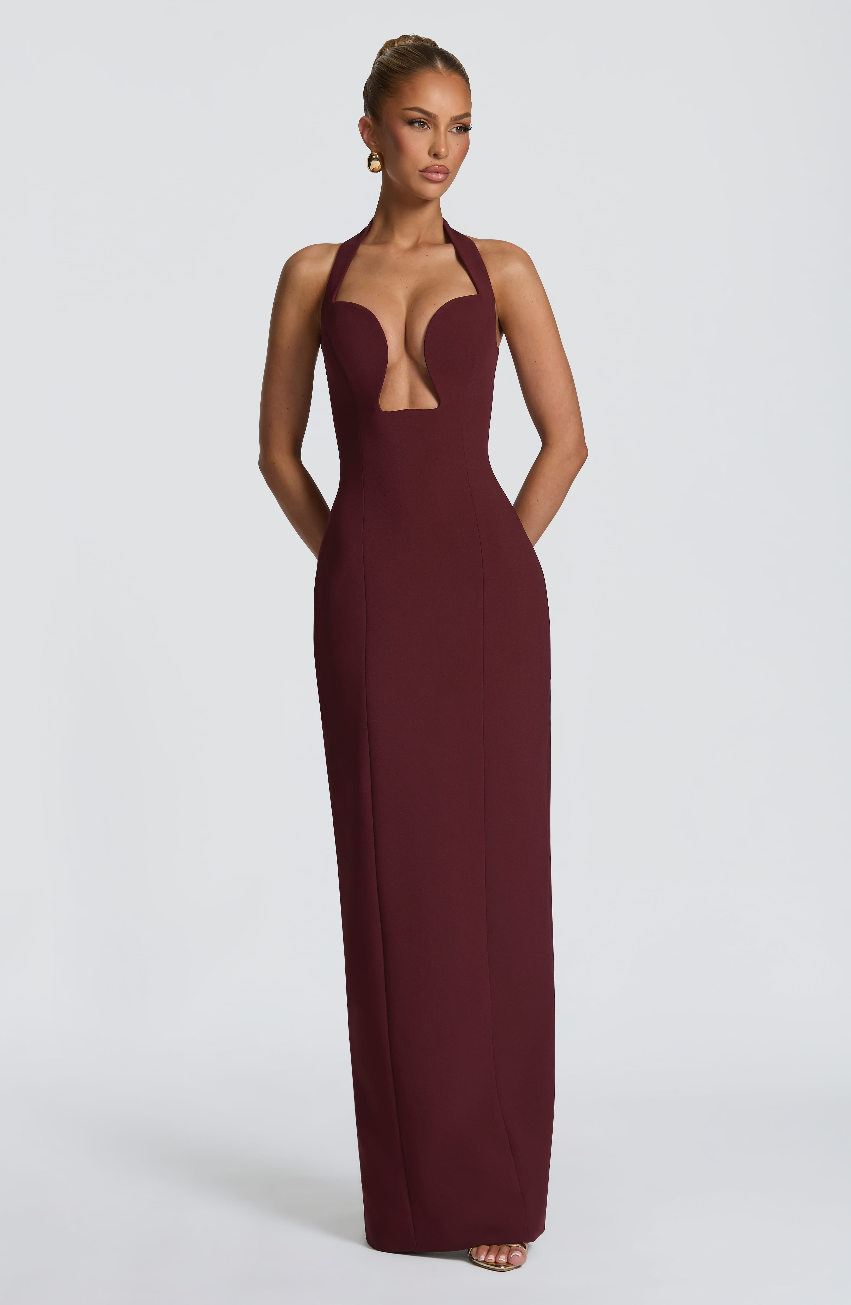 Kendall Maxi Dress - Cherry Lacquer