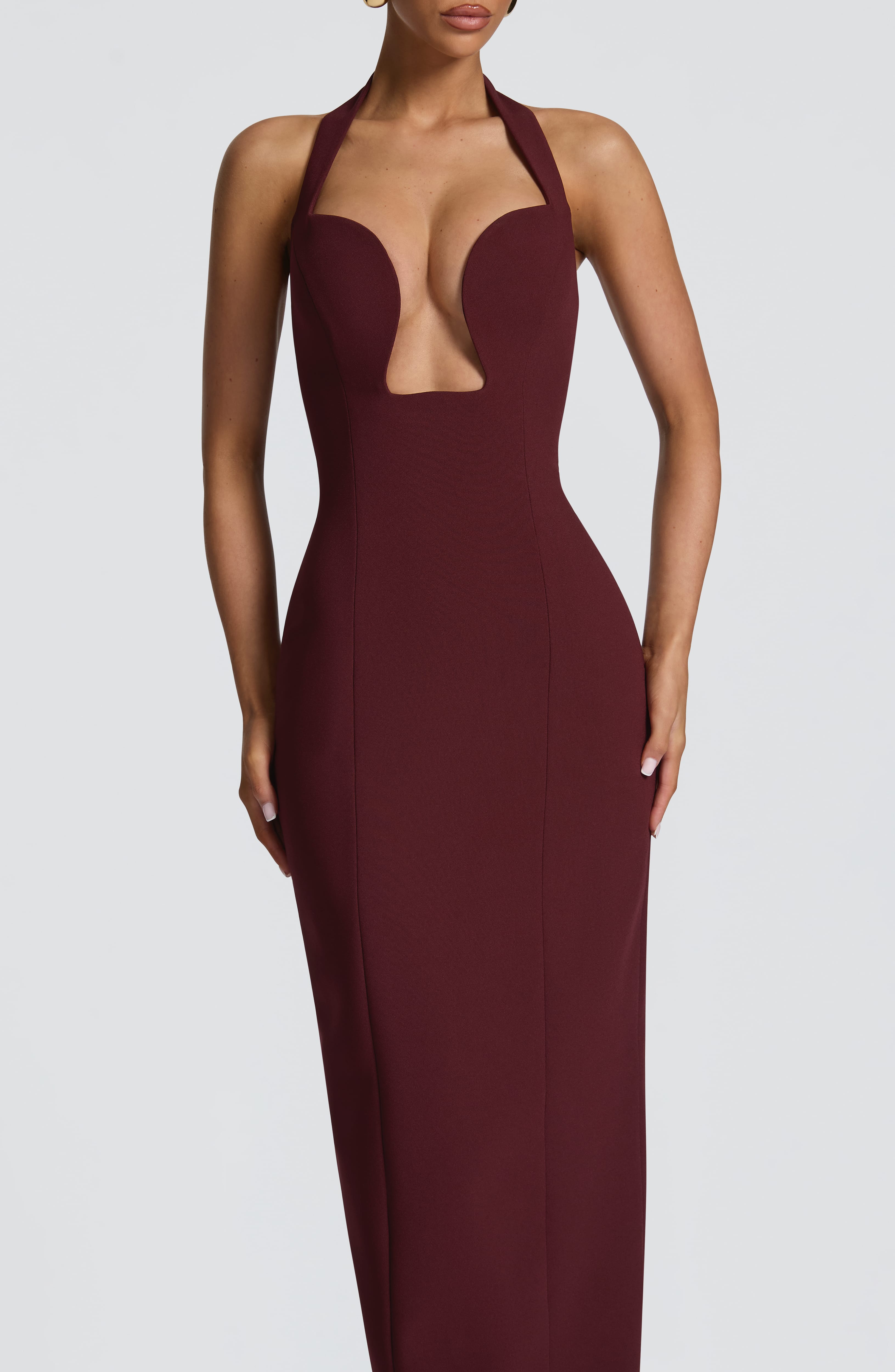 Kendall Maxi Dress - Cherry Lacquer