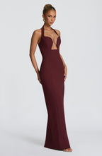 Kendall Maxi Dress - Cherry Lacquer
